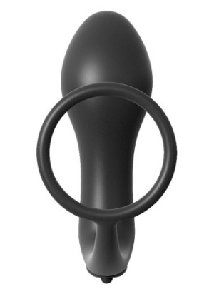 Ass-Gasm Cockring Vibrating Plug